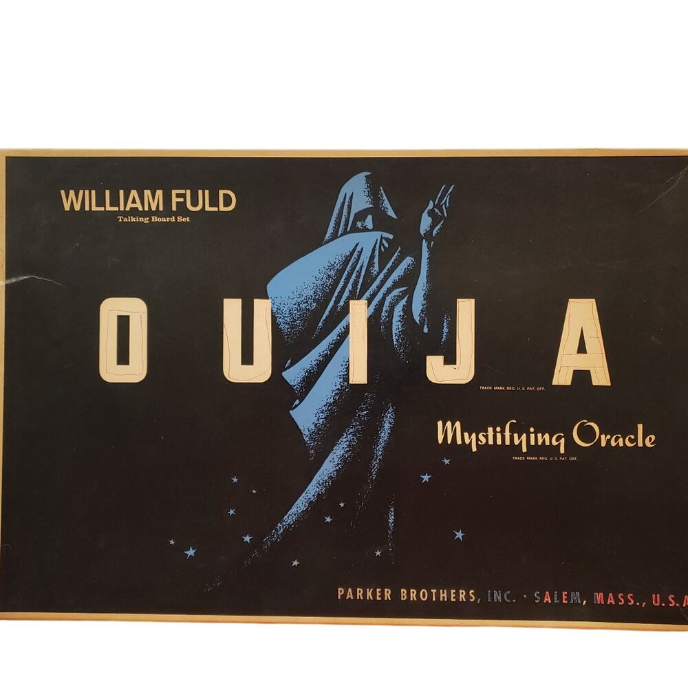 Vintage 1960s William Fuld Ouija Mystifying Oracle Talking Board Set